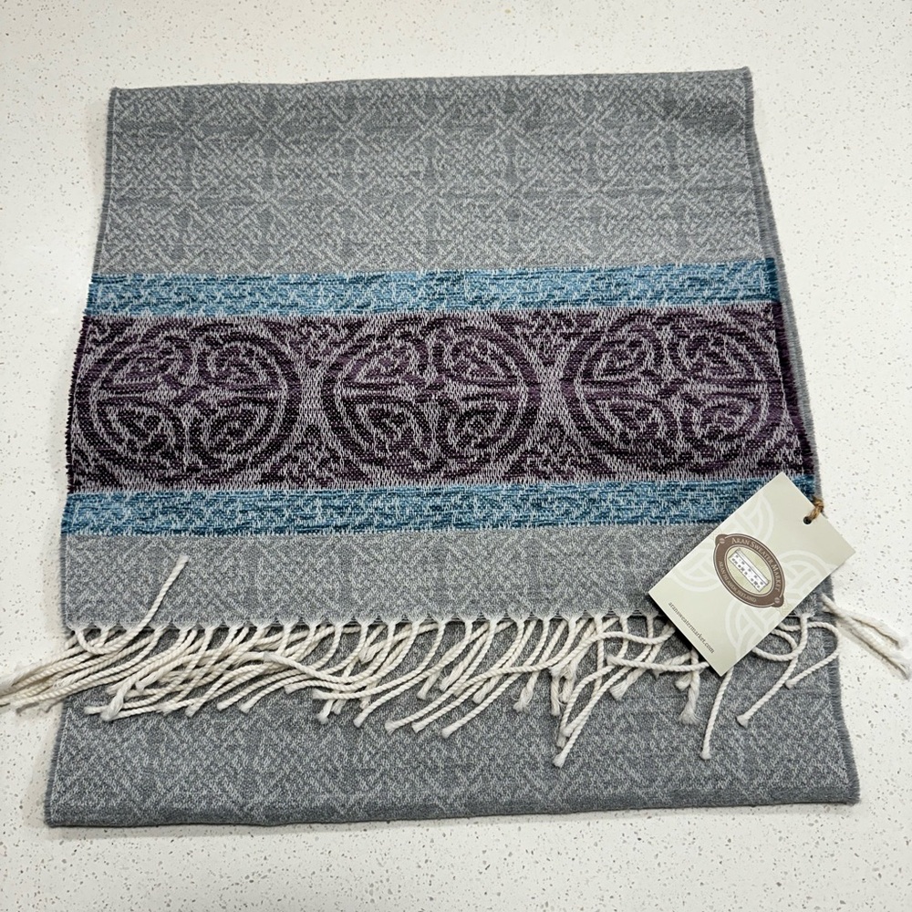 Irish Aran Sweater Market Scarf NWT